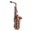 Saxophon, Rot, Antik-E-Messing, Material mit 8