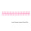 10 Pack Plastic Binding Rings 30 Holes 22mm Pink Loose Leaf Durable Rings 6