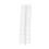 Binding Rings 30 Holes 22mm Inner Diameter White Wear Resistant Plastic 10 Pack 7