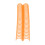 10 Pcs Orange 22mm Plastic Loose Leaf Binding Spines 30 Holes 6