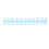 Sturdy 22mm 30-Hole Plastic Binding Spines - 10 Pcs Transparent Blue 9
