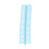 Sturdy 22mm 30-Hole Plastic Binding Spines - 10 Pcs Transparent Blue 3