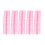 10 Pack Plastic Binding Rings 30 Holes 22mm Pink Loose Leaf Durable Rings 15
