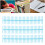 Sturdy 22mm 30-Hole Plastic Binding Spines - 10 Pcs Transparent Blue 16