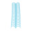 Sturdy 22mm 30-Hole Plastic Binding Spines - 10 Pcs Transparent Blue 11