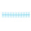 Sturdy 22mm 30-Hole Plastic Binding Spines - 10 Pcs Transparent Blue 8