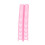 10 Pack Plastic Binding Rings 30 Holes 22mm Pink Loose Leaf Durable Rings 5