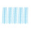 Sturdy 22mm 30-Hole Plastic Binding Spines - 10 Pcs Transparent Blue 13