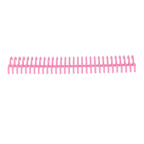 10 Pack Plastic Binding Rings 30 Holes 22mm Pink Loose Leaf Durable Rings 2