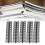 10 Pcs Black Plastic Loose Leaf Binding Spines 22mm 30 Holes 1