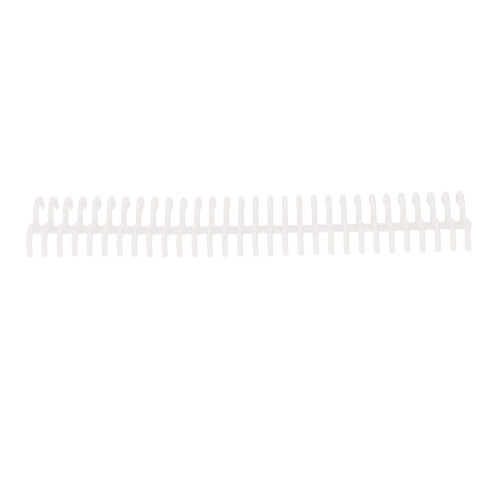 10 Pcs 22mm Plastic Loose Leaf Binding Rings, 30 Holes, Transparent 2
