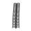 10 Pcs Black Plastic Loose Leaf Binding Spines 22mm 30 Holes 11