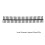 10 Pcs Black Plastic Loose Leaf Binding Spines 22mm 30 Holes 3