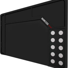 NonSlip Magnetic Cleaning Mat OilProof Workbench Pad 420x265x4.5mm/900x300x4.5mm Black Soldering Electronics