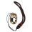 19mm Copper Archery Thumb Ring with Anti-Lost Rope & Engraving Pattern 2
