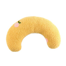 Soft Yellow Cat Pillow Washable Cushion For Indoor Cats And Kittens Fluffy UShaped Neck Support Reusable Easy To Clean Home Decor