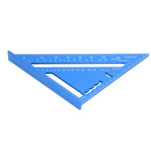 Aluminium-Legierungs-Bleistiftmaß 18,5 cm/26 cm Blaues Dreieckswerkzeug