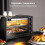 40L Mini Oven Countertop Convection with Adjustable Temperature 90230 MultiFunction Baking 4