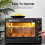 40L Mini Oven Countertop Convection with Adjustable Temperature 90230 MultiFunction Baking 2