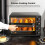 40L Mini Oven Countertop Convection with Adjustable Temperature 90230 MultiFunction Baking 5