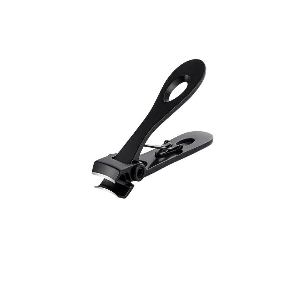 Toenail Clippers with Large Opening for Thick and Hard Nails, Sharp Blades, Small Black