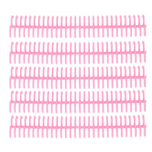 Loseblatt-Binderinge 10 Stück Rosa 22 mm Durchmesser 30 Löcher Kunststoff