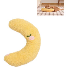 U Shaped Pet Calming Pillow Memory Foam Neck Support For Dogs And Cats Soft Fluffy Anxiety Relief