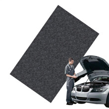 Garage Rugs Waterproof Floor Mat Oil Spill Resistant Reusable Anti Slip Washable Maintenance Pad 90x150cm Outdoor Gym