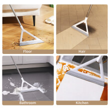 Heavy Duty 2-in-1 Squeegee & Broom – Multi-Purpose Glass and Bathroom Cleaner