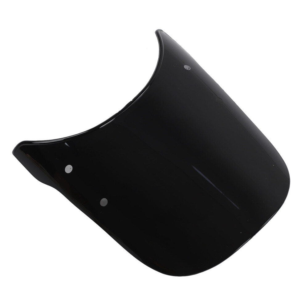 Motorcycle Windshield Windscreen With Mount For 5/7In Headlights Black 7671374840313