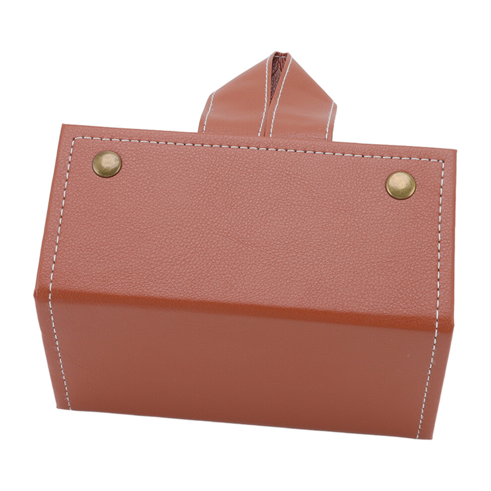 Brown Multifunctional Eyeglasses Case for Home & Travel Use