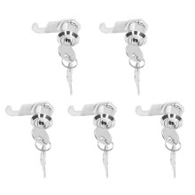 Cabinet Cam Lock 5 Pack Zinc Alloy 5/8in for Vending Machines Truck Tool Box