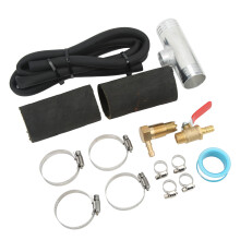 Diesel Transfer Tank Connector Kit for Ford F250 Truck 11025 Silver Metal