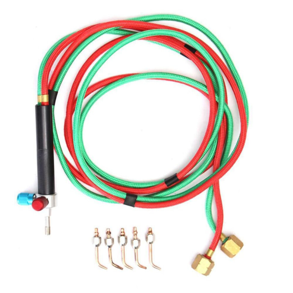 Mini Gas Torch Gun With 5 Tips Jewelry Welding Soldering Torch Kit For Oxygen Acetylene Butane 9382693041944