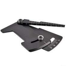 Camber Gauge And Wheel Height Measuring Tool Adjustable Metal Ruler For 110 Wheelbase Black