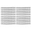 Notebook Spiral Binding Coils 20Pcs 19mm 3/4in ID Black Plastic Spirals 2
