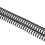 10Pcs 34 Holes Polypropylene Binding Coils Wear Resistant Black Stationery 7