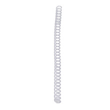 Durable 20 Pack Transparent Spiral Binding Coils for 30 Sheets