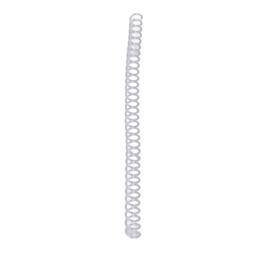 Durable 20 Pack Transparent Spiral Binding Coils for 30 Sheets