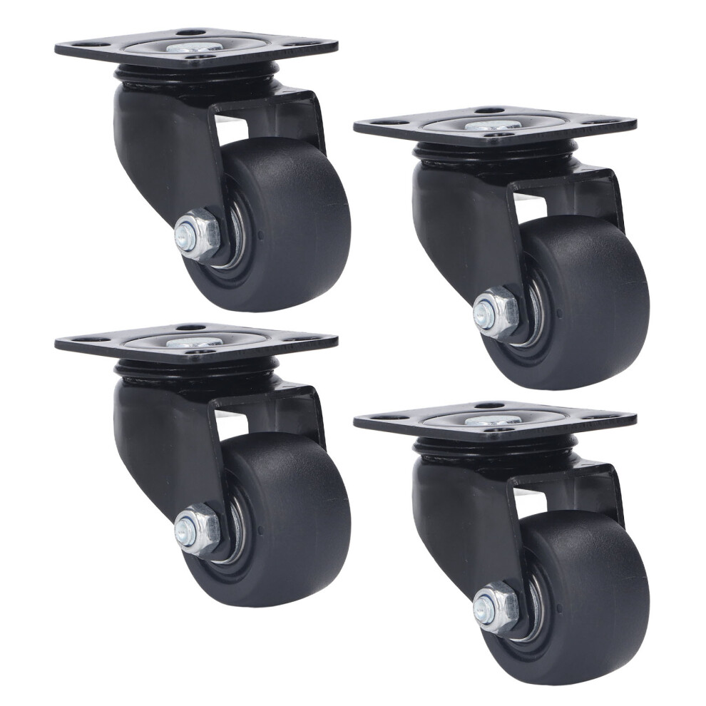 4Pcs Nylon Swivel Casters 2In Wheel, 300Kg Load Capacity 8471374844484