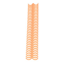 Easy to Use 10Pcs Orange Binding Coils 34 Holes for Office & School