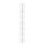 10Pcs Transparent Polypropylene Binding Coils 34 Holes, 15mm Inner Diameter 15