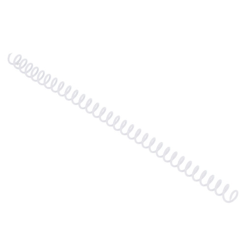 20Pcs White ABS Spiral Binding Coils 30 Sheet 11mm Diamen 2