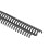 10Pcs 34 Holes Polypropylene Binding Coils Wear Resistant Black Stationery 8