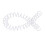 20Pcs White ABS Spiral Binding Coils 30 Sheet 11mm Diamen 15