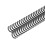10Pcs 34 Holes Polypropylene Binding Coils Wear Resistant Black Stationery 3