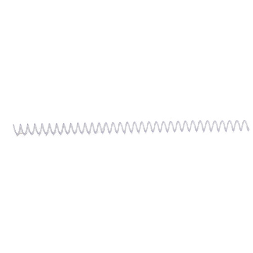 Durable 20 Pack Transparent Spiral Binding Coils for 30 Sheets 2