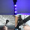 Tactical Solar Powered Flashlight, 200lm LED Multi Function Outdoor Tool for Emergency Power Bank Use 6
