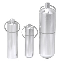 Vielseitiger Aufsatz aus Aluminiumrohr, tragbarer Behälter mit großem Fassungsvermögen für Medikamente, Lebensmittel, Tee und Süßigkeiten,