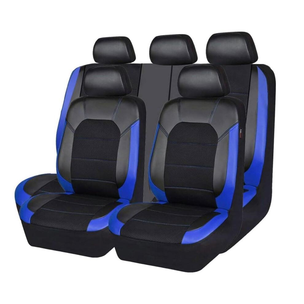 Waterproof Leather Car Seat Covers For Ford Cmax 20102015 Full Set Breathable Allseason 9199774145893